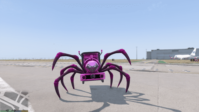 GTA 5 choo choo charles color 22 Addon Ped inspired by %tags% | G5MODS