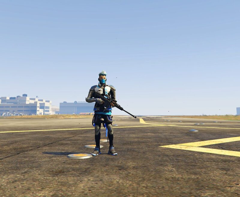 GTA 5 GTA 5 Mods Free Fire Blue Cobra Full Bundle Addon Ped inspired by %tags% | G5MODS