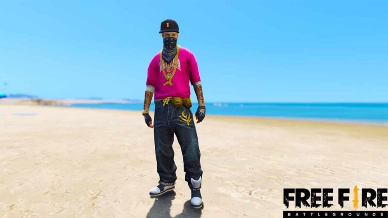 GTA 5 GTA 5 Mods Male Hip Hop in Free Fire Addon Ped inspired by %tags% | G5MODS