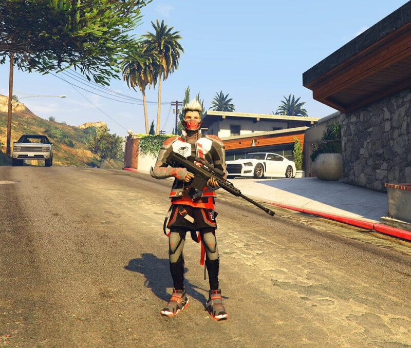 GTA 5 GTA 5 Mods Free Fire Red Cobra Full Bundle Addon Ped inspired by %tags% | G5MODS