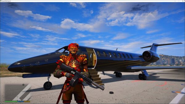 GTA 5 GTA 5 Mods Free Fire Arctic Flaming Red Bundle Addon Ped inspired by %tags% | G5MODS
