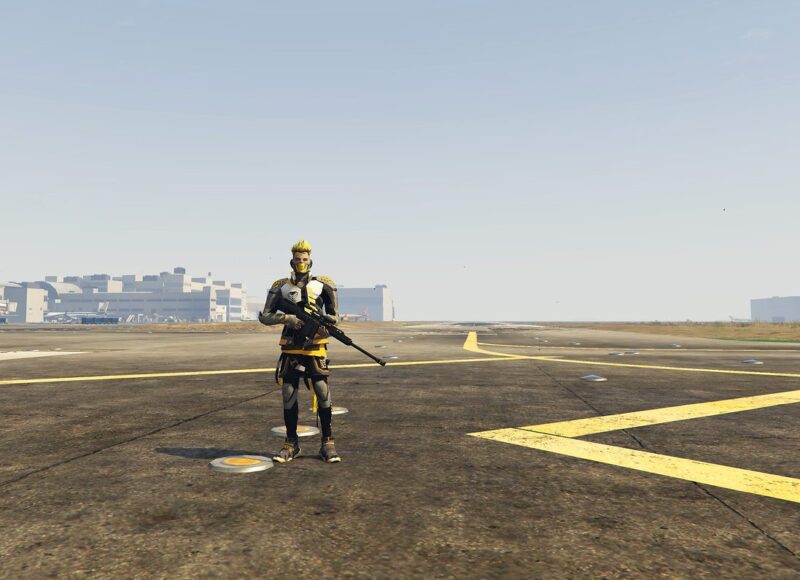 GTA 5 GTA 5 Mods Free Fire Yellow Cobra Full Bundle Addon Ped inspired by %tags% | G5MODS