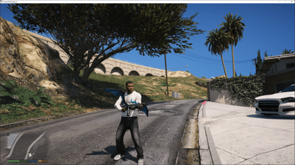 GTA 5 GTA 5 Mods Free Fire Blue Flame Draco AK Addon Ped inspired by %tags% | G5MODS