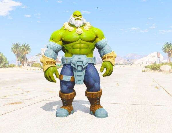 GTA 5 GTA 5 MODS Dadu Hulk  mid size Addon Ped inspired by %tags% | G5MODS