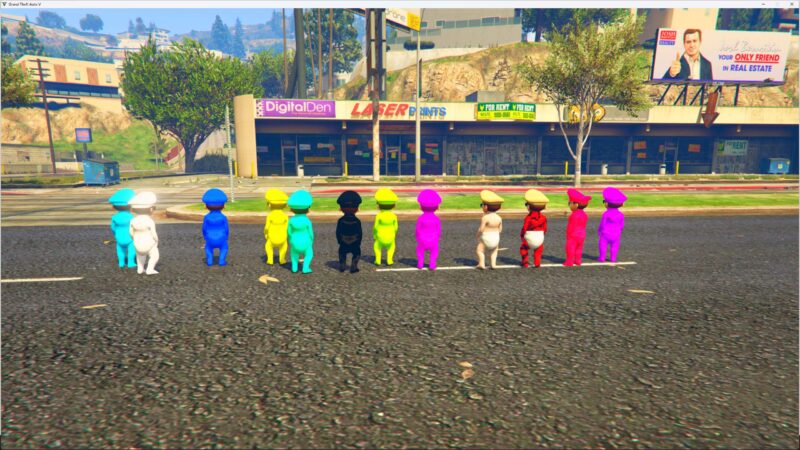 GTA 5 GTA 5 Mods Colourful Baby Little Singham 12 Ped Combo Pack Addon Ped inspired by %tags% | G5MODS