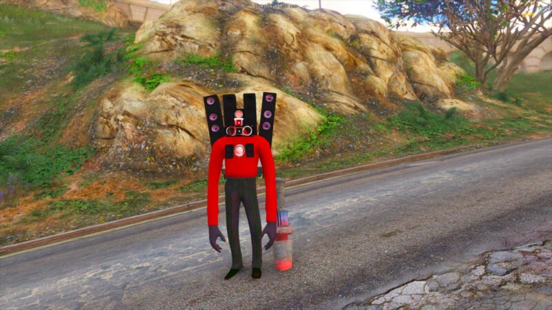 GTA 5 GTA 5 MODS SKIBIDI SPEAKERMAN Addon Ped inspired by %tags% | G5MODS
