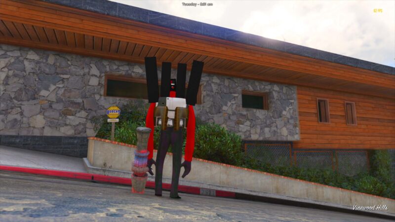 GTA 5 GTA 5 MODS SKIBIDI SPEAKERMAN Addon Ped inspired by %tags% | G5MODS