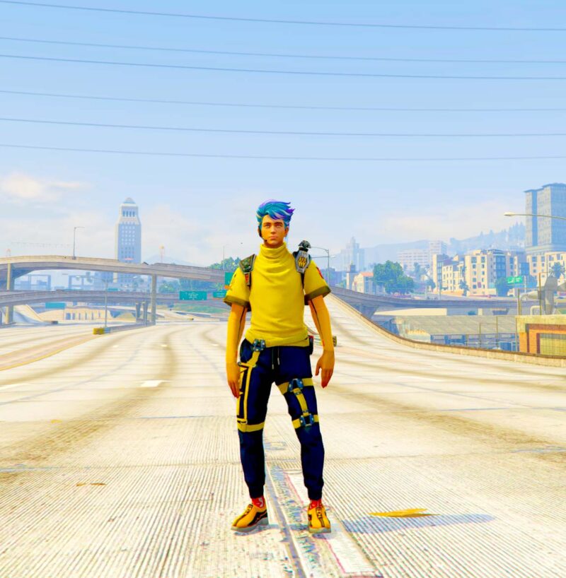 GTA 5 Gta 5 Mods Free Fire Wolfrahh Addon Ped inspired by %tags% | G5MODS