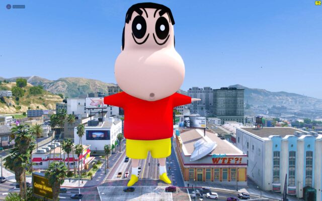GTA 5 GTA 5 Mods Big Shinchan Addon Prop Addon Ped inspired by %tags% | G5MODS