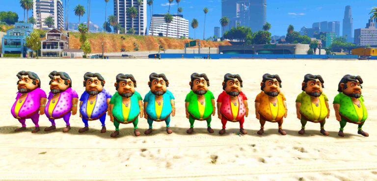 Gta 5 Mods jhon the Don 10 color addonpeds