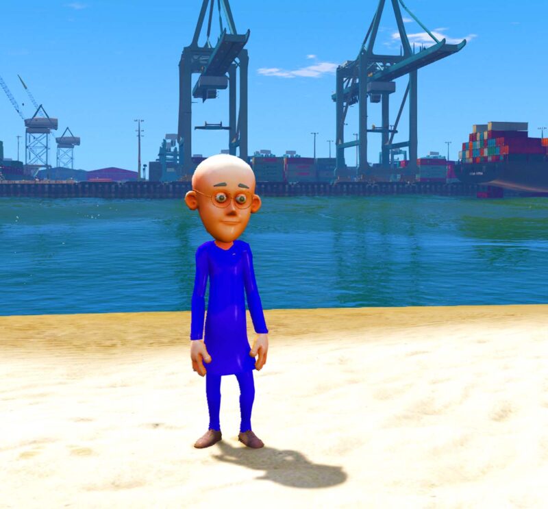 GTA 5 Gta 5 Mods Patlu Color 4 Addon Ped inspired by %tags% | G5MODS