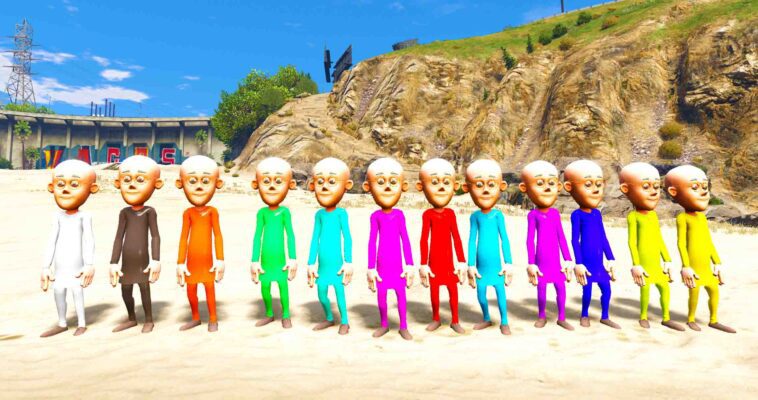 GTA 5 Gta 5 Mods patlu 12 color pack Addon Ped inspired by %tags% | G5MODS