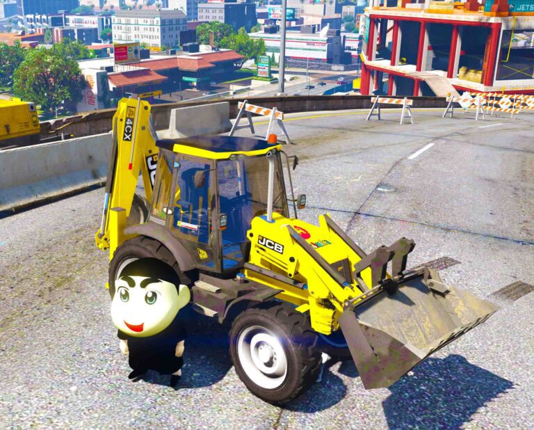 Gta 5 Mods  mini rc jcb