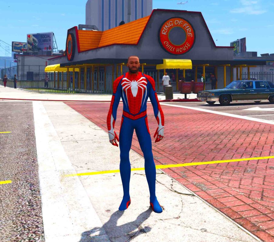 Gta 5 Mods franklin Spiderman Indian bike driving 3d