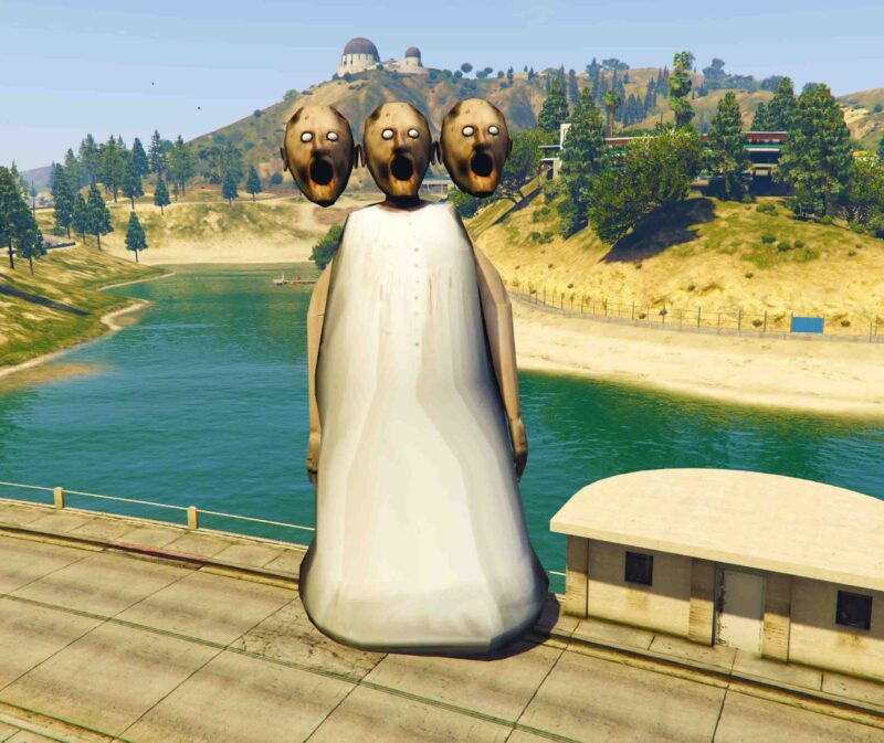 GTA 5 GTA 5 Mods 3 Head Granny Giant Addonped Addon Ped inspired by %tags% | G5MODS