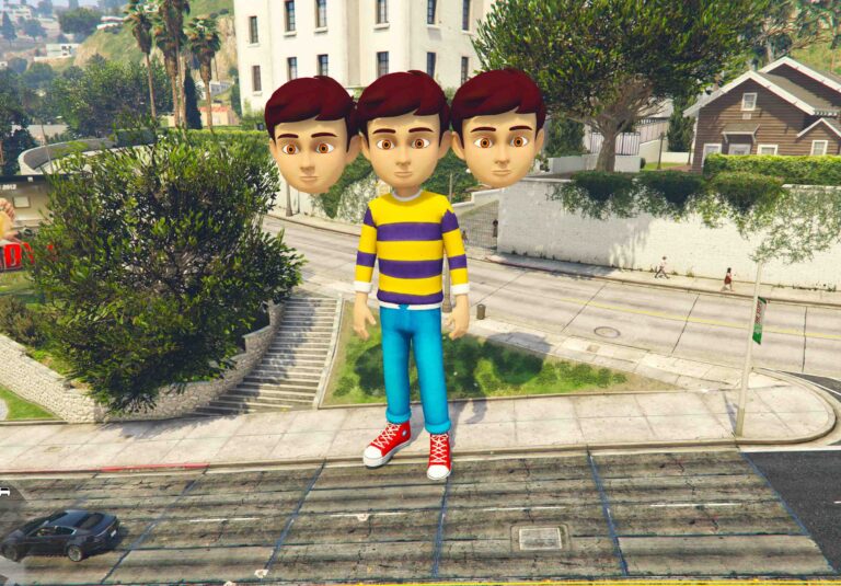 GTA 5 Mods 3head  Rudra Giant Addonped