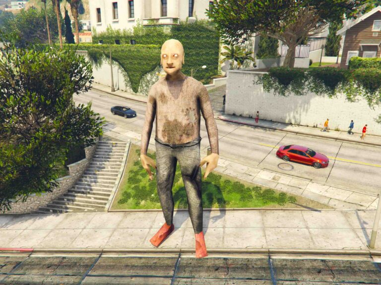 GTA 5 Mods Grandpa Giant AddonPed