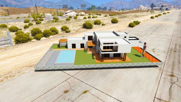 GTA 5 Gta 5 Mods Franklin Tiny New House Addonprop Addon Ped inspired by %tags% | G5MODS