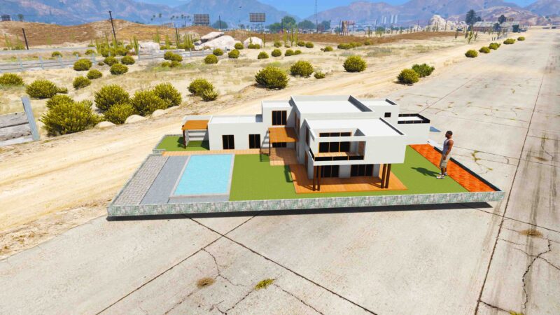 GTA 5 Gta 5 Mods Franklin Tiny New House Addonprop Addon Ped inspired by %tags% | G5MODS