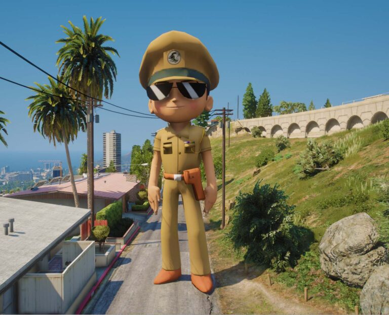 Gta 5 Mods Little Singham Big ped