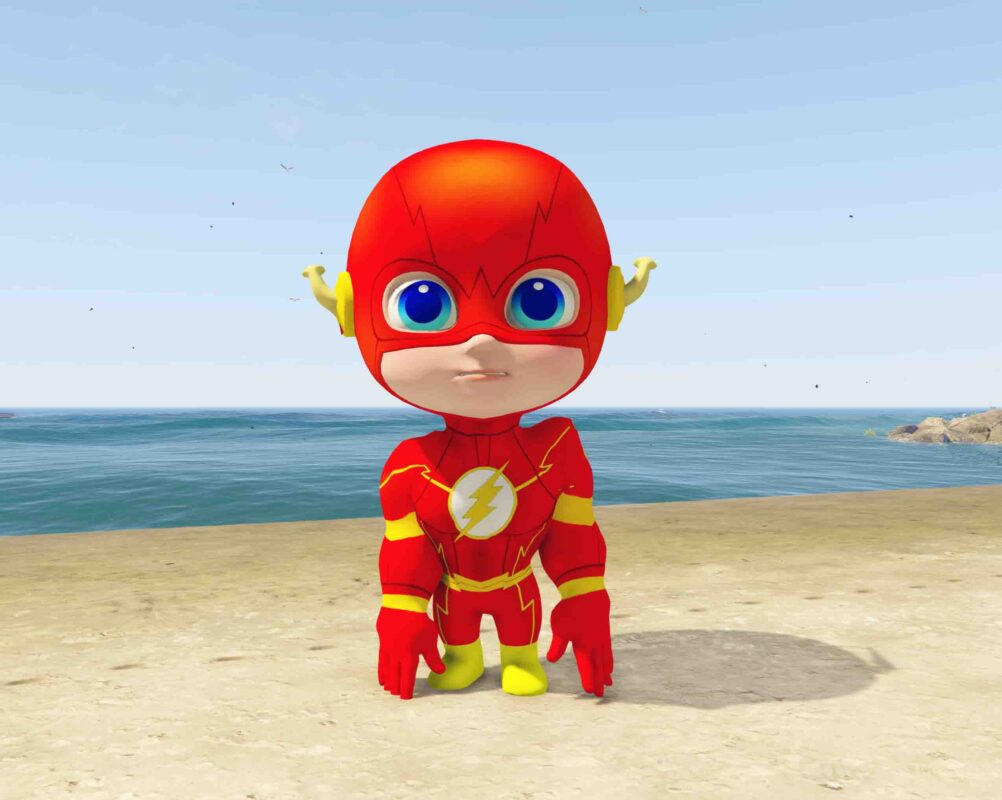 GTA 5 GTA 5 Mods Flash Kid Addon Ped inspired by %tags% | G5MODS