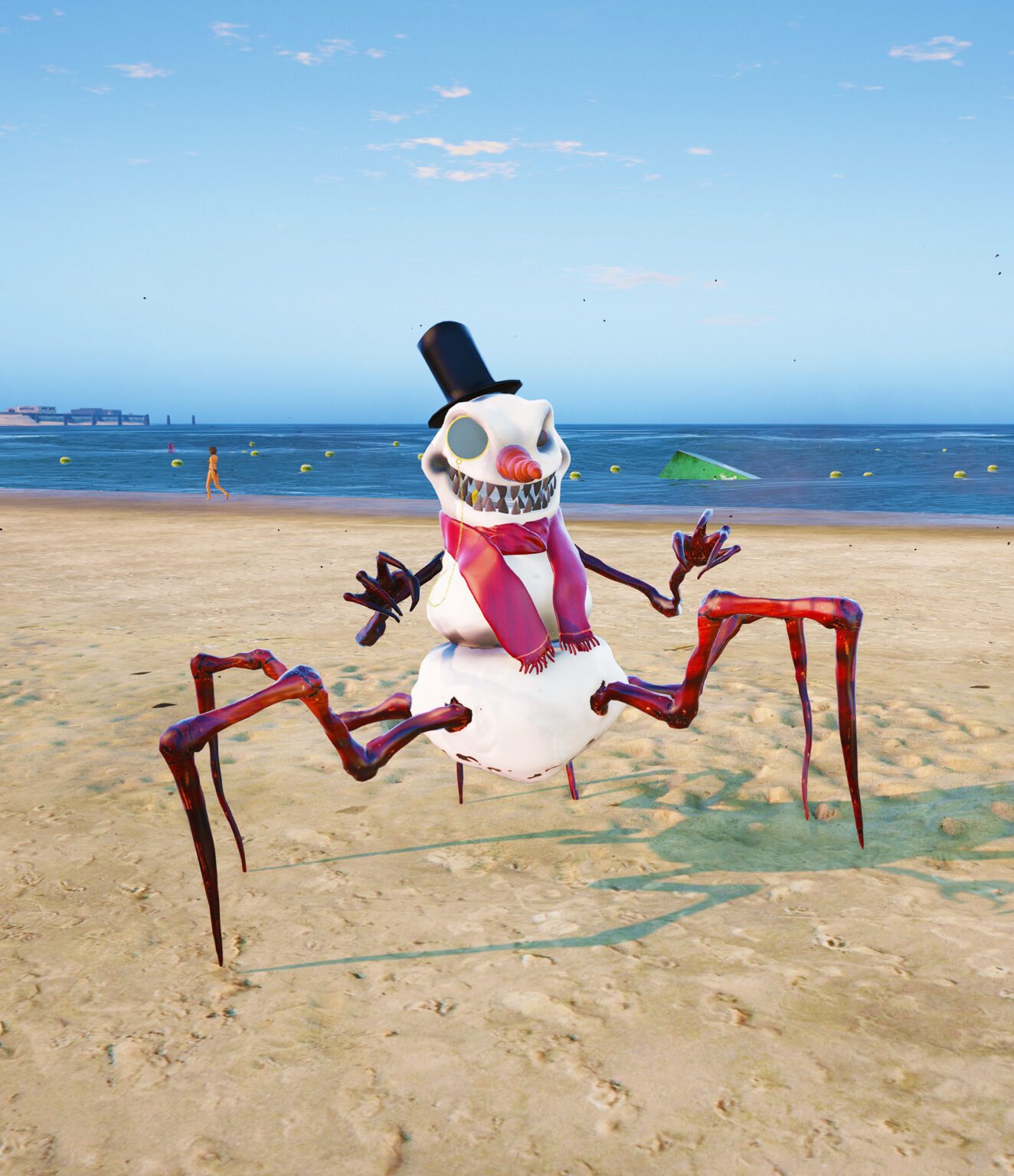 GTA 5 Mods Zombie Santa AddonPed