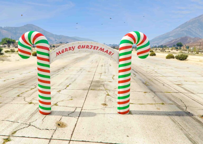 GTA 5 Gta 5 Mods Christmas Gate AddonProps Addon Ped inspired by %tags% | G5MODS