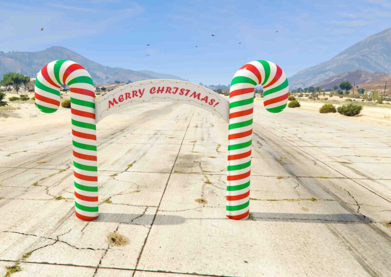 GTA 5 Gta 5 Mods Christmas Gate AddonProps Addon Ped inspired by %tags% | G5MODS