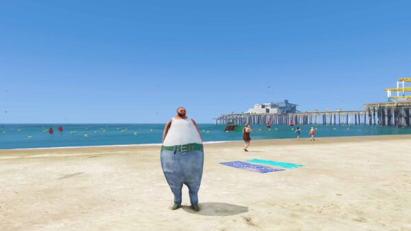 GTA 5 GTA 5 Mods Indian Bike Driving 3d Fat Franklin Addon Ped Addon Ped inspired by %tags% | G5MODS