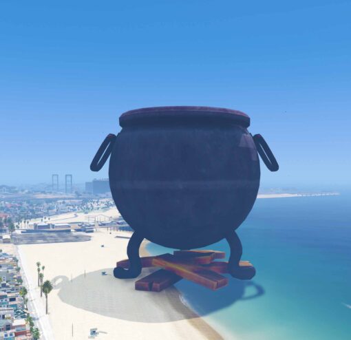 GTA 5 Mod Witch Pot Addon Prop