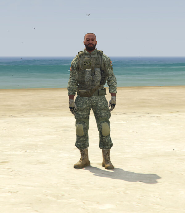 GTA 5 GTA 5 Mods IBD Franklin Army Addon peds Addon Ped inspired by %tags% | G5MODS