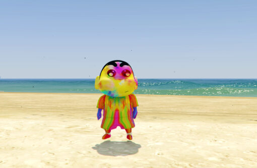 GTA 5 Mods Shinchan Holi Addon Peds