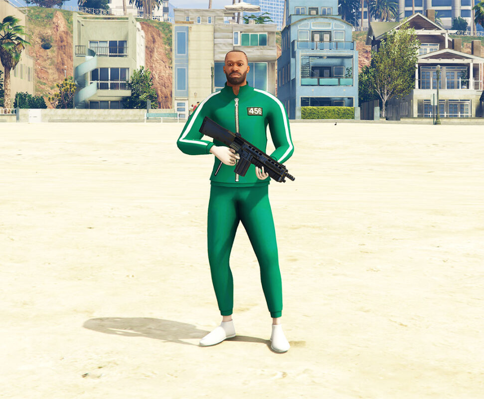 GTA 5 GTA 5 Mods IBD Squid Game Franklin Addonpeds Addon Ped inspired by %tags% | G5MODS