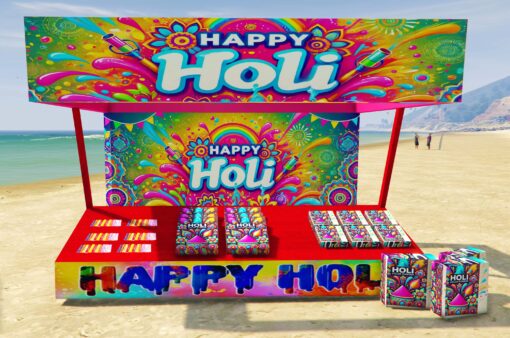 GTA 5 Mods Holi Shop  Addon Props