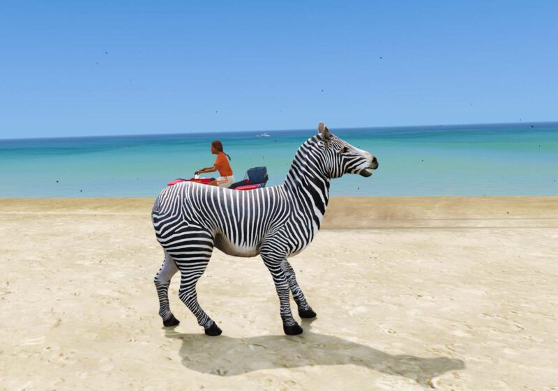 GTA 5 GTA 5 Mods Zebra Addon Ped Addon Ped inspired by %tags% | G5MODS