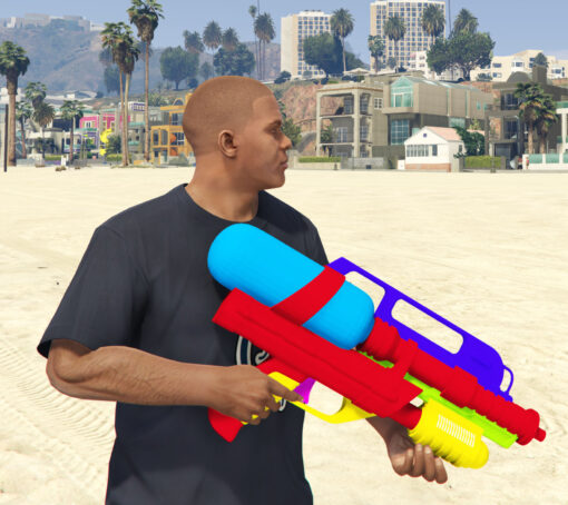 GTA 5 Mods Holi Monster Pichkari Shot Gun Addon Mod