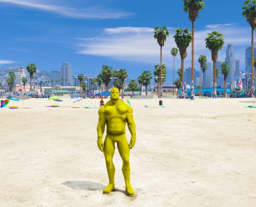 GTA 5 Mods Goldsuit Addon Ped