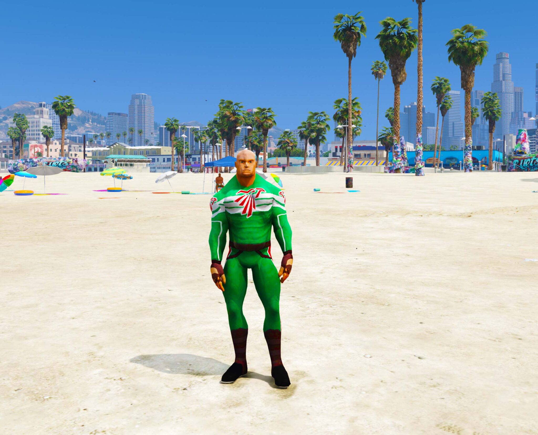 GTA 5 Mods Green suit Addon Ped | G5 Mods