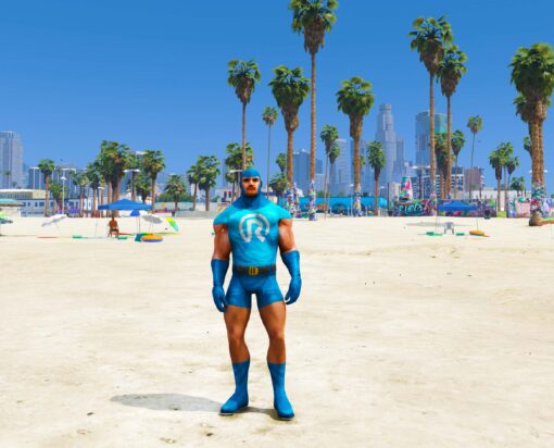 GTA 5 Mods Rocket Man Rope Hero  Add-On Ped