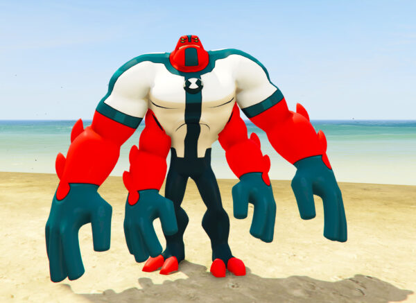 GTA 5 GTA 5 Mods Ben 10 Four Arms Addon Ped Addon Ped inspired by %tags% | G5MODS