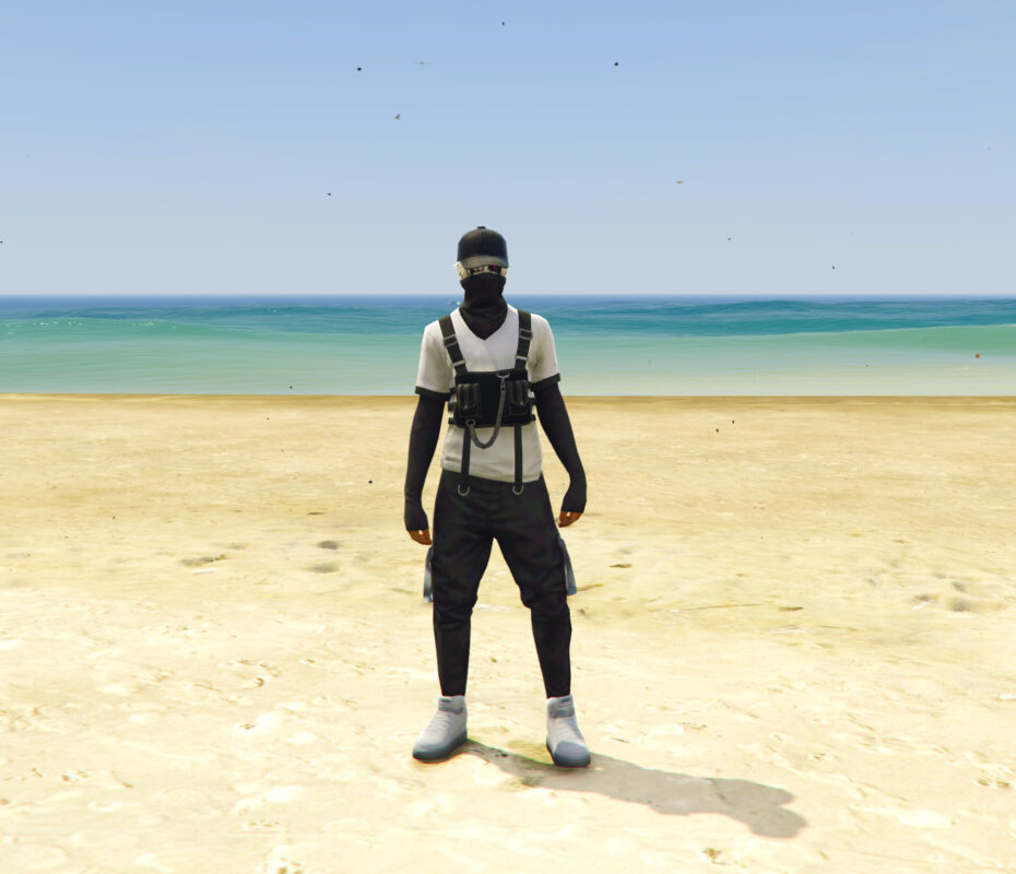 GTA 5 GTA 5 Mods Free Fire Black Mask  Addon ped Addon Ped inspired by %tags% | G5MODS