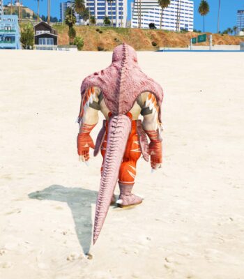 GTA 5 GTA 5 Mods King of Dinosaurs AddonPed Addon Ped inspired by %tags% | G5MODS
