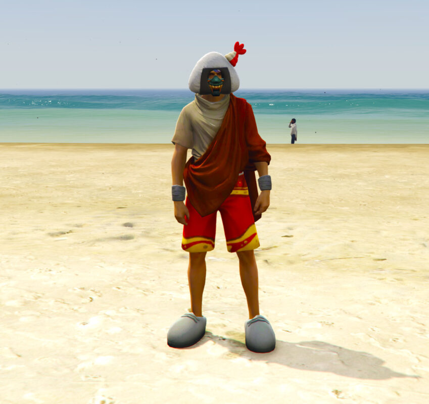 GTA 5 GTA 5 Mods Free Fire Chicken Head Addon ped Addon Ped inspired by %tags% | G5MODS