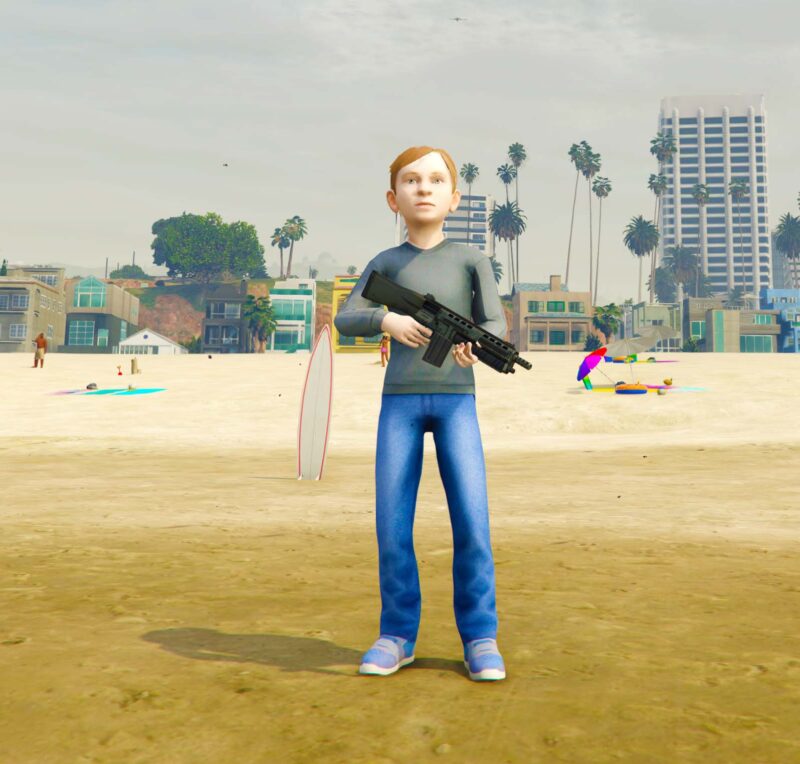 GTA 5 GTA 5 Mods School BoyRunaway Son Addonped Addon Ped inspired by %tags% | G5MODS