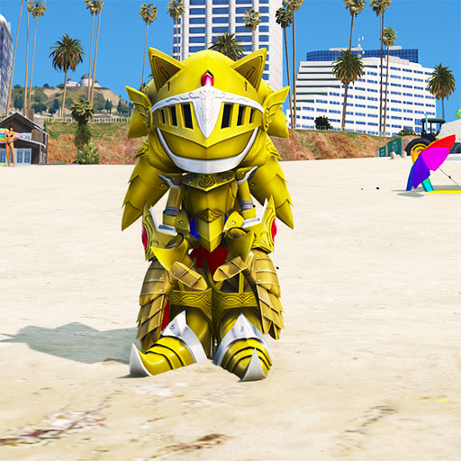 GTA 5 GTA 5 Mods Mecha Sonic Addon Ped Addon Ped inspired by %tags% | G5MODS