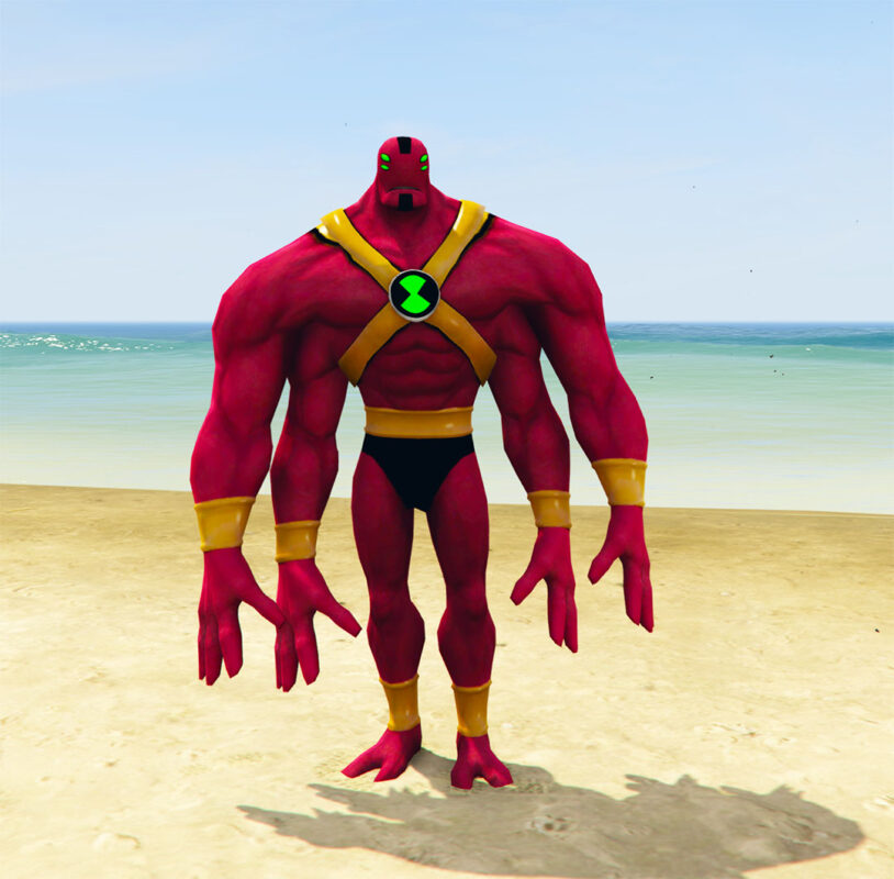 GTA 5 GTA 5 Mods Ben 10 Rath Ultimate Four Arms Addon Ped Addon Ped inspired by %tags% | G5MODS