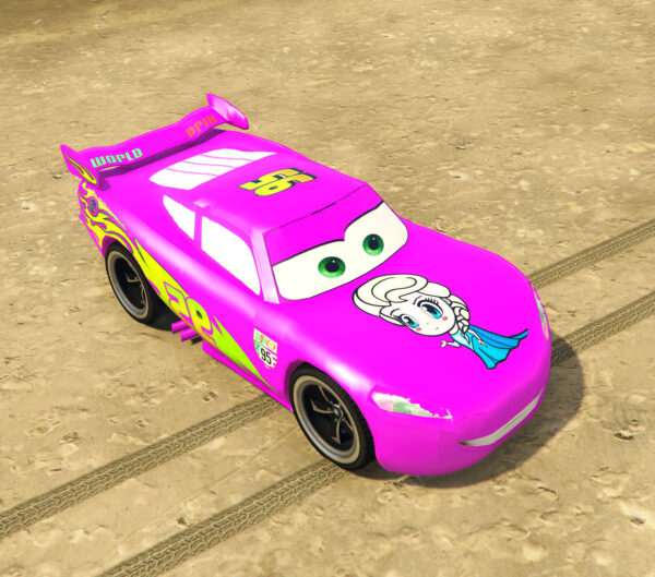 GTA 5 GTA 5 Mod Lightning McQueen Superheroes Cars Addon Ped inspired by %tags% | G5MODS
