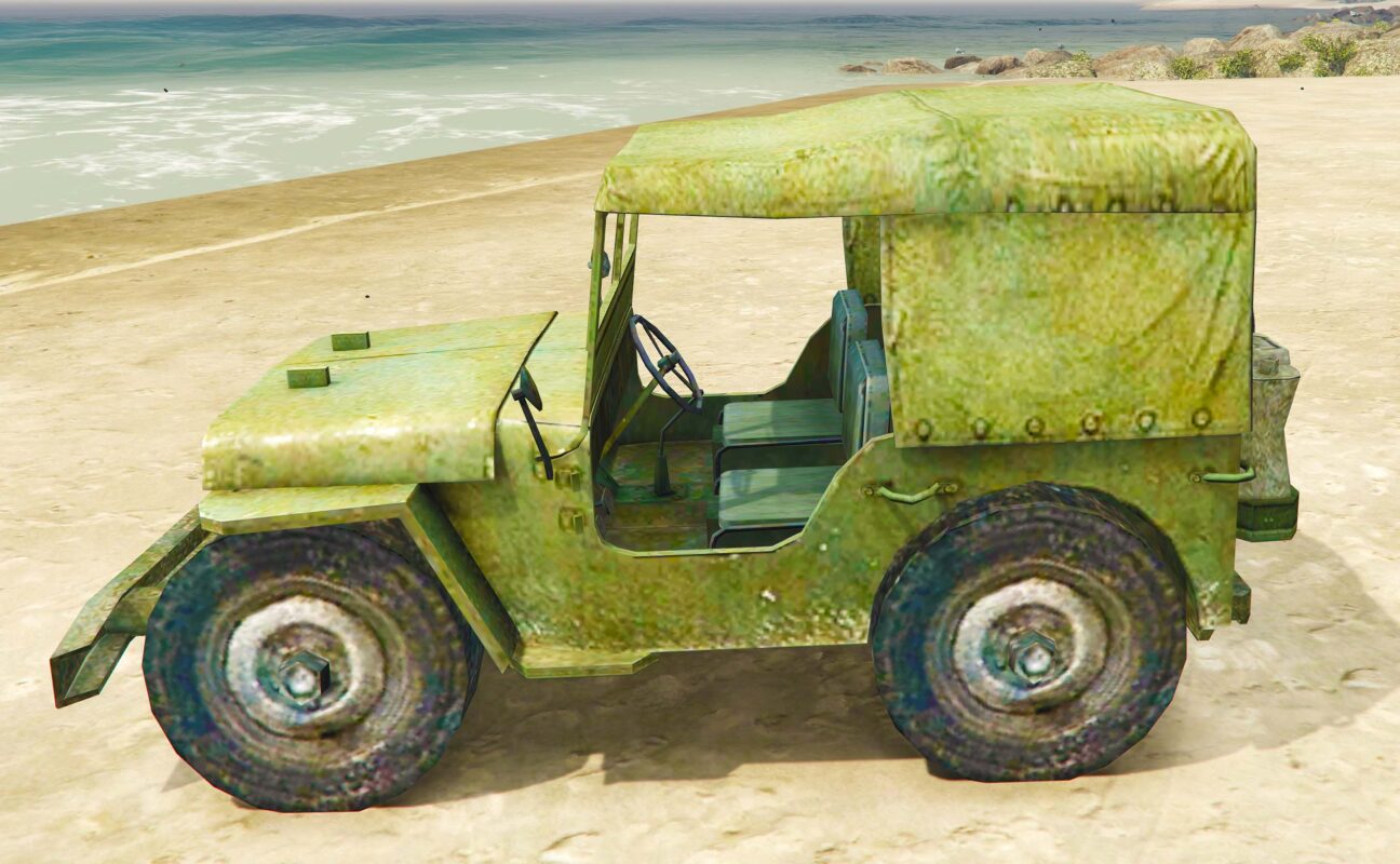 GTA 5 GTA 5 Mods Free Fire Army Jeep Addon Ped inspired by %tags% | G5MODS