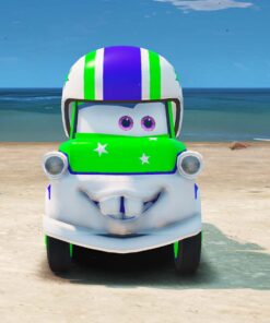 GTA 5 Mods Tow Mater Green Addon Vehicle