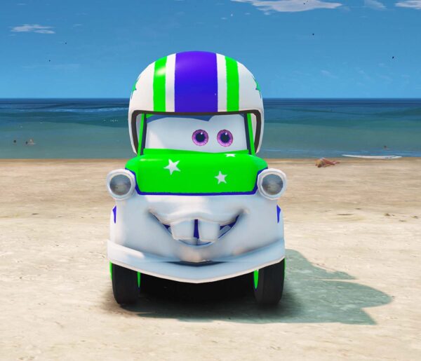 GTA 5 GTA 5 Mods Tow Mater Green Addon Vehicle Addon Ped inspired by %tags% | G5MODS